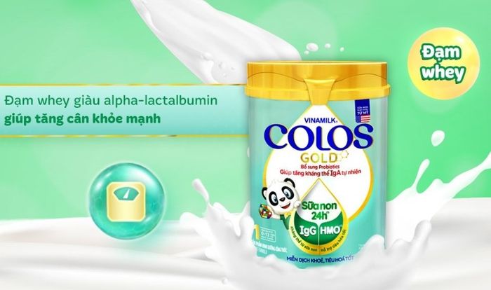 Sữa bột Vinamilk ColosGold số 1 dung tích 350g (0 - 12 tháng)