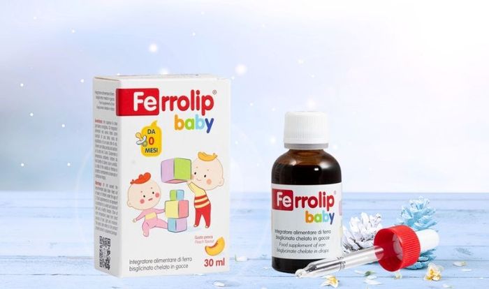 Siro Ferrolip Baby giúp giảm nguy cơ thiếu máu do thiếu sắt 30 ml (từ 0 tháng)