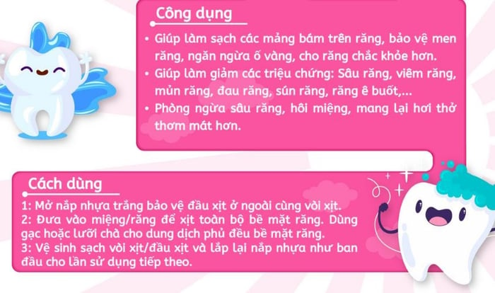 Xịt chống sâu răng dành cho bé