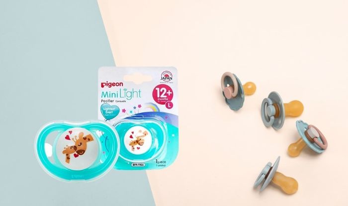 Ty ngậm Pigeon Mini Light size L (phù hợp từ 12 tháng) - Màu ngẫu nhiên