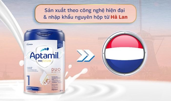 Sữa bột Aptamil Profutura Duobiotik số 1 dung tích 800g (0 - 6 tháng)