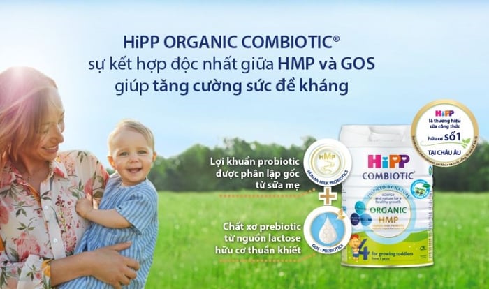 Sữa bột HiPP Organic Combiotic số 4 800g (từ 3 tuổi)