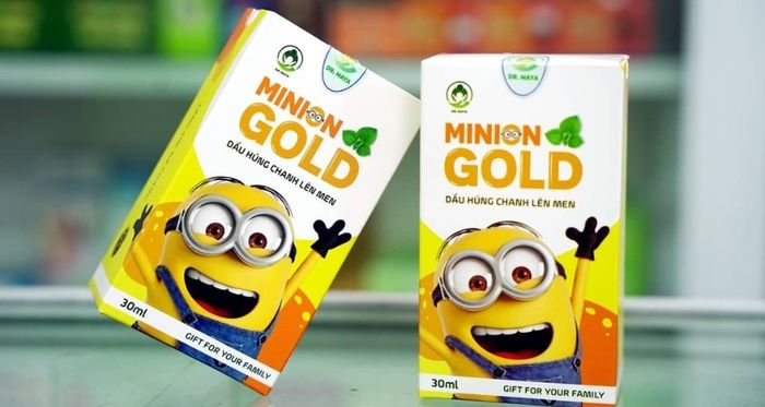 Dầu húng chanh Minion Gold phù hợp cho trẻ sơ sinh