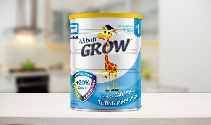 Sữa bột Abbott Grow số 1 hương vani 900g (0 - 6 tháng)