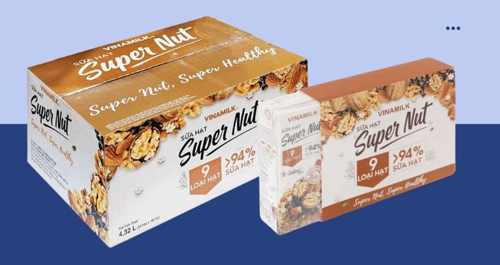 Sản phẩm Sữa hạt Vinamilk Super Nut 180 ml (phù hợp từ 4 tuổi)