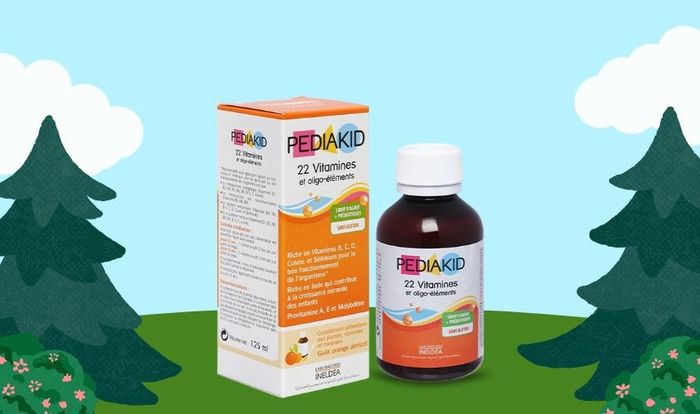 Siro Pediakid 22 Vitamines bổ sung vitamin và khoáng chất 125 ml (từ 1 tuổi)