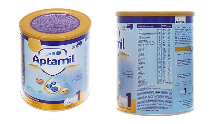 Sữa bột Aptamil Infant Formuala số 1 900g (0 - 12 tháng)