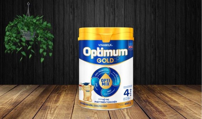 Sữa bột Vinamilk Optimum Gold số 4 850g (2 - 6 tuổi)