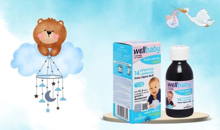 Siro Vitabiotics Wellbaby tăng cường sức đề kháng 150 ml (4 tháng - 4 tuổi)