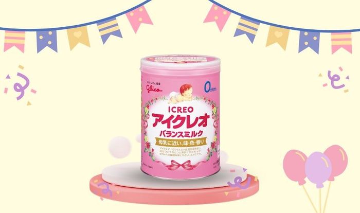 Sữa bột Glico Icreo số 0 800g (0 - 12 tháng)