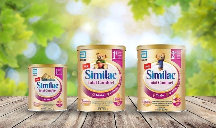 Sữa Similac Total Comfort có 3 loại phù hợp với từng giai đoạn phát triển của trẻ