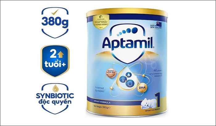 Sữa bột Aptamil Infant Formula số 1 380g (0 - 12 tháng)