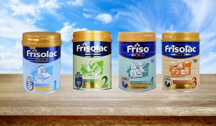 Sữa Frisolac Gold thuộc thương hiệu FrieslandCampina của Hà Lan