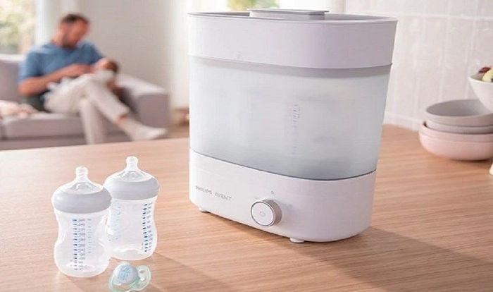 Máy tiệt trùng bình sữa Philips Avent SCF291.00 giúp đảm bảo sạch sẽ cho bình sữa