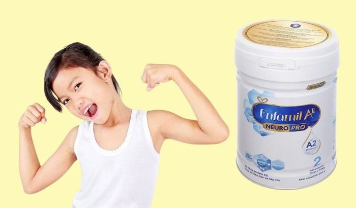 Sữa bột Enfamil AII Neuropro Follow Up Formula số 2 800g (6 - 12 tháng) giúp xương phát triển mạnh mẽ