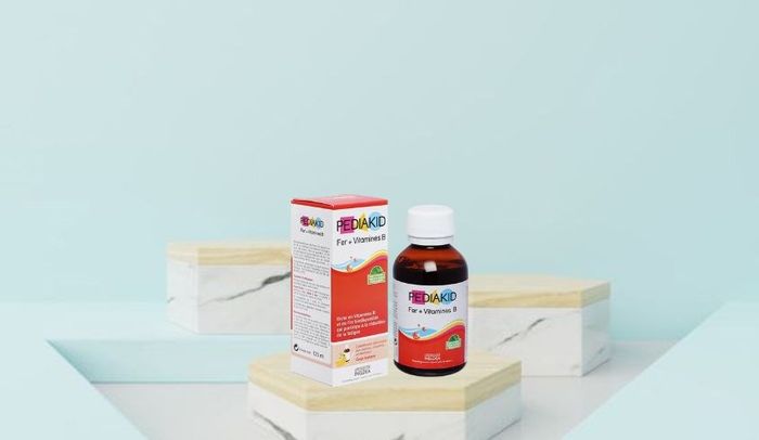 Siro Pediakid Fer + Vitamines B giúp giảm mệt mỏi dung tích 125 ml (từ 6 tháng)