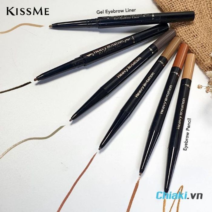 Chì kẻ lông mày Kissme Heavy Rotation Eyebrow Pencil 