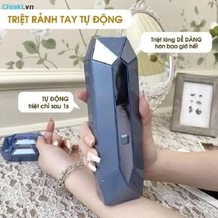 Máy triệt lông lạnh NanoTime triệt lông bằng phương pháp nhiệt lạnh