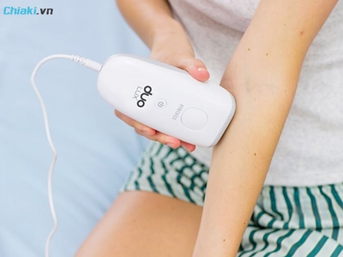 Máy triệt lông mini HoMedics Duo Lux IPL-HH390 có khả năng cảm biến da