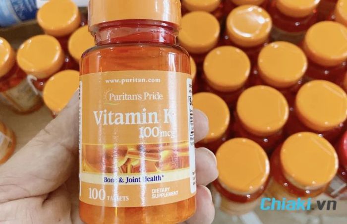 Viên uống Puritan’s Pride Vitamin K 100mcg