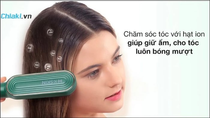 Bảo vệ tóc khi dùng lược điện