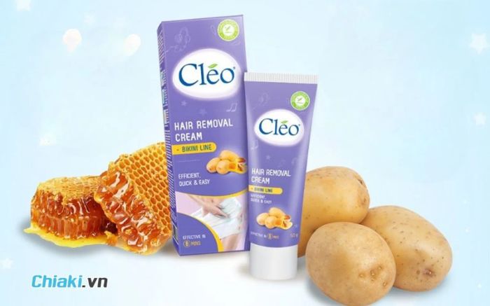 Kem tẩy lông Bikini Cleo tím