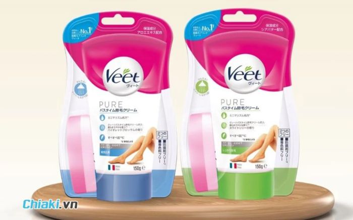 Kem tẩy lông Veet tuýp hồng cho da thường, nhạy cảm