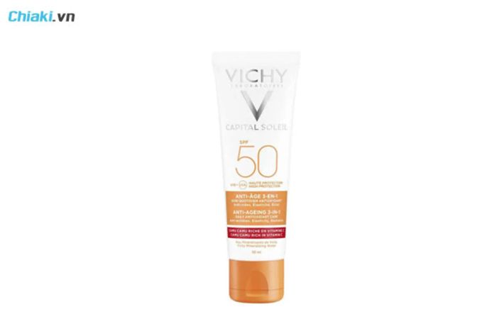 Kem chống nắng Vichy Capital Soleil 3in1 chống lão hóa