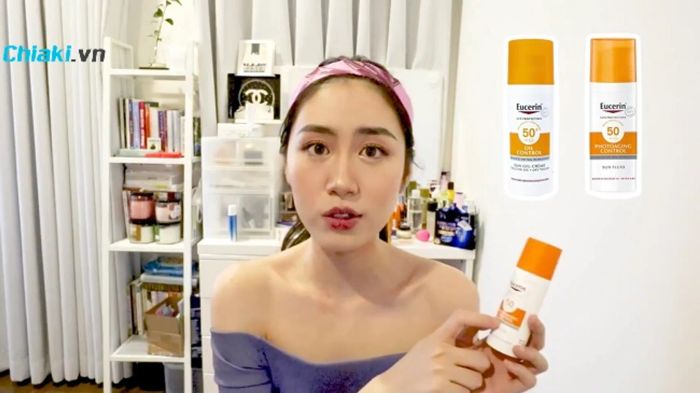 Cách sử dụng kem chống nắng Eucerin cho da dầu