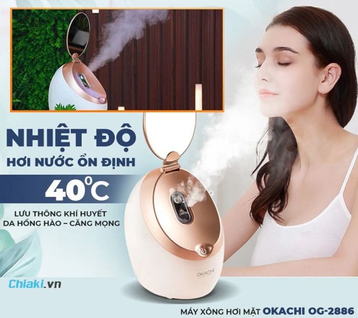 Máy xông hơi mặt OKACHI OG-2886