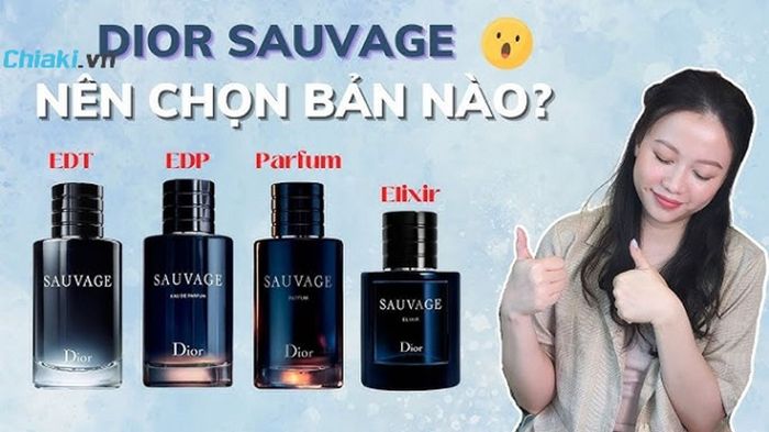 Dior Sauvage có bao nhiêu loại?