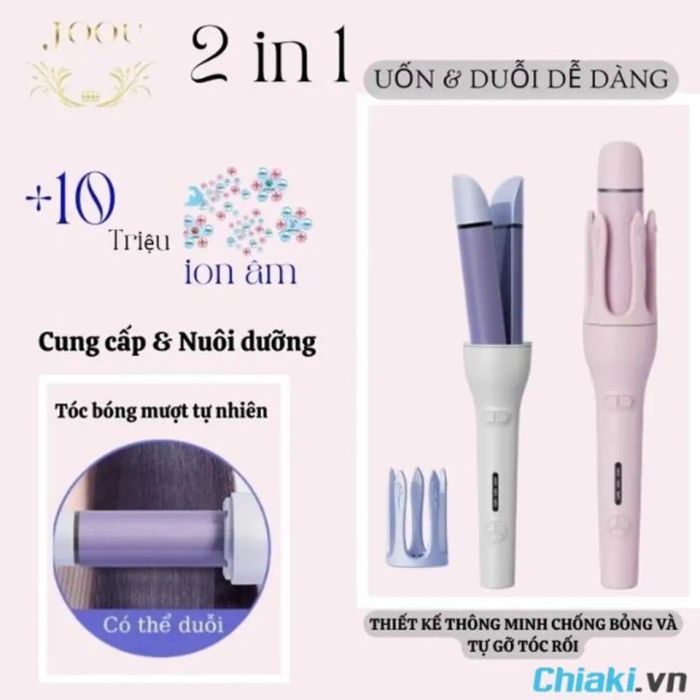 Máy uốn duỗi tóc 2 trong 1 Joou