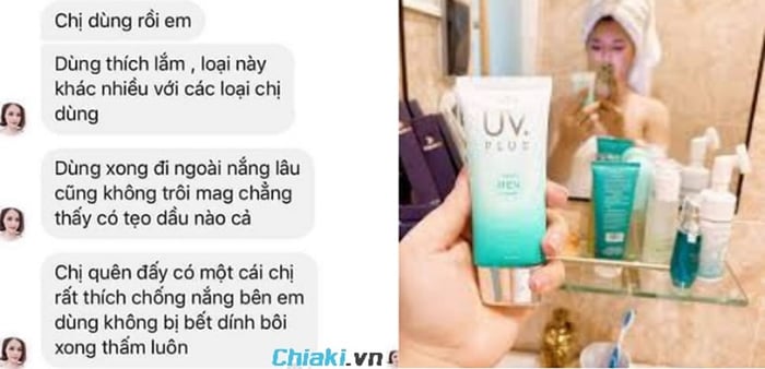 Review về kem chống nắng Dr Lacir từ người dùng