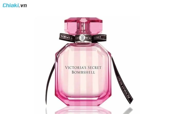 nước hoa hình tròn màu hồng Victoria's Secret Bombshell EDP