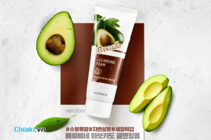 Sữa rửa mặt bơ Verobene Avocado Cleansing Foam