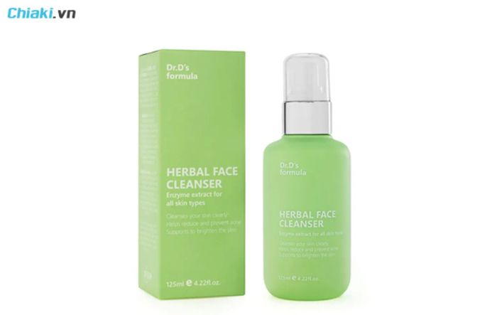 Sữa rửa mặt Việt Nam Enzyme Dr.D - Herbal Face Cleanser