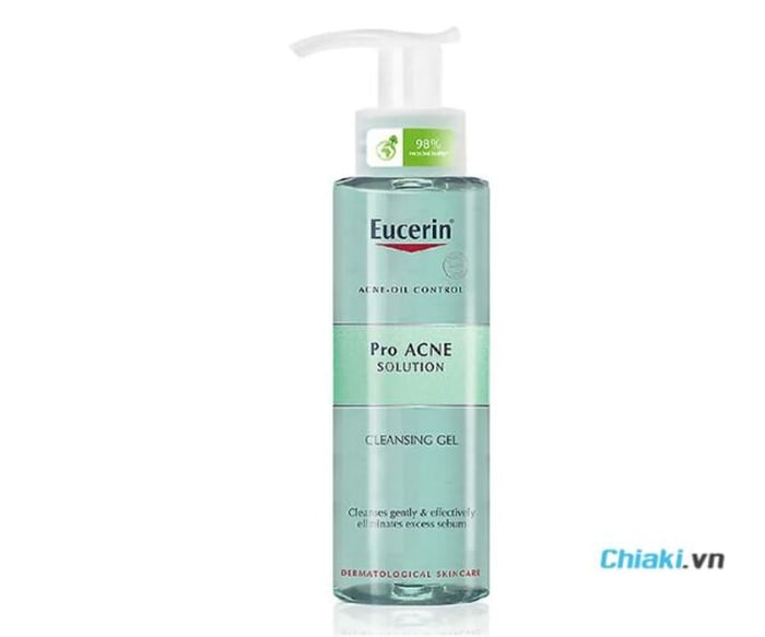 Gel rửa mặt cho da dầu mụn Eucerin Pro Acne Solution Cleansing