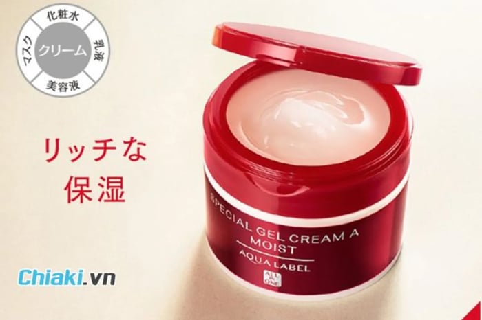 Kem dưỡng trắng da Shiseido Aqualabel đỏ từ Nhật Bản