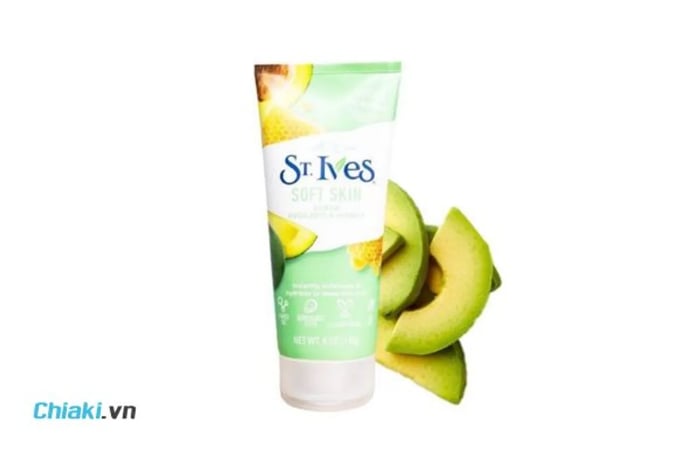 Sữa rửa mặt bơ ST.Ives Soft Skin Avocado & Honey Scrub