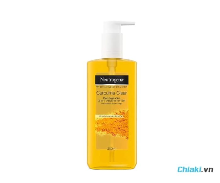 Sữa rửa mặt tẩy trang Neutrogena Curcuma Clear