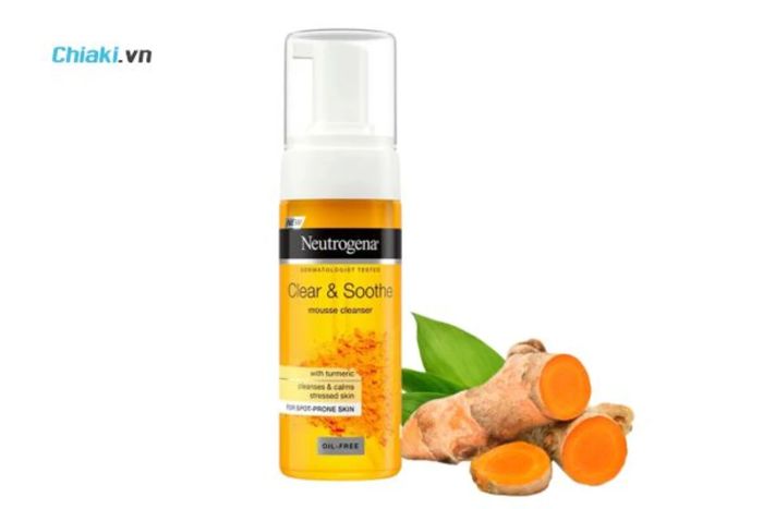 Sữa rửa mặt thảo mộc Nghệ Neutrogena Curcuma Clear