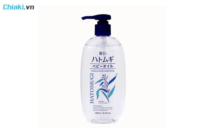 dầu dưỡng thể Hatomugi Baby Oil