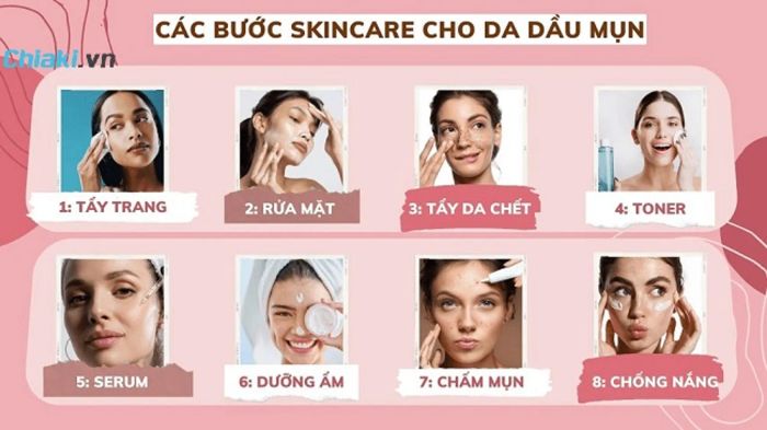 Cách chăm sóc da dầu mụn đúng cách