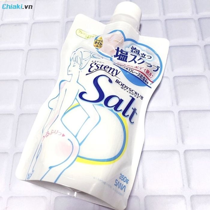 Muối tắm tẩy da chết Nhật Bản Sana Esteny Salt giúp loại bỏ lớp sừng già cỗi