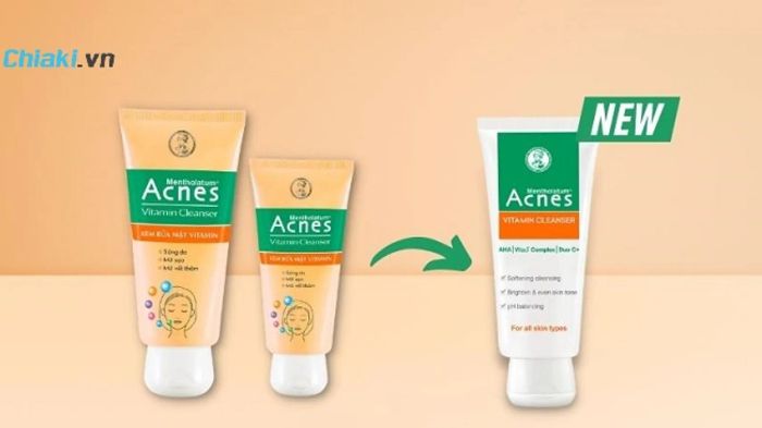 Kem rửa mặt Acnes Vitamin Cleanser