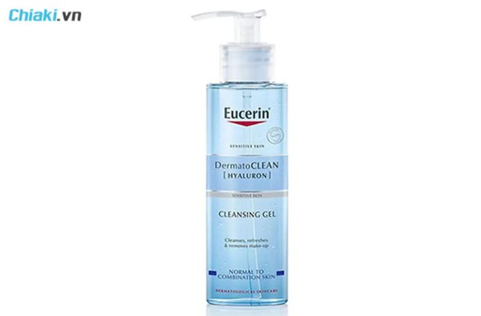 sữa rửa mặt Eucerin cho da dầu mụn Eucerin DermatoClean Hyaluron Cleansing Gel