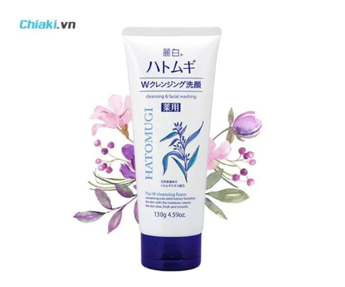 Sữa rửa mặt Ý Dĩ Hatomugi Naturie