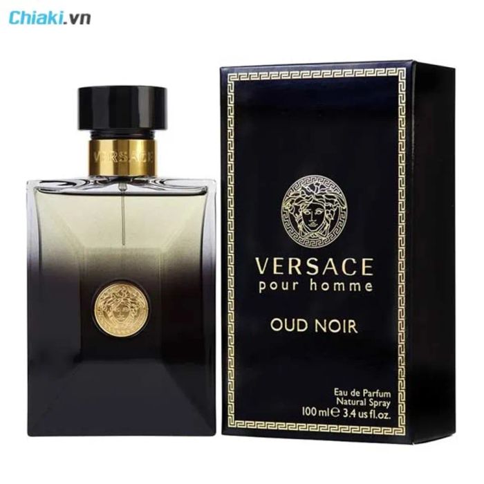 Nước hoa trầm hương Versace Pour Homme Oud Noir EDP