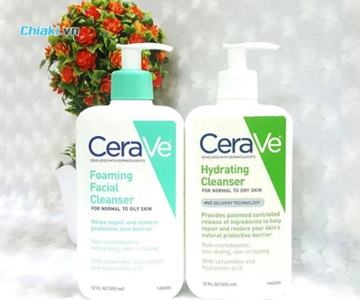 Sữa rửa mặt CeraVe Foaming Facial Cleanser