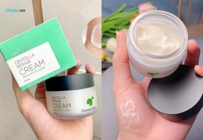 Kem dưỡng ẩm cho da dầu mụn treatment GoodnDoc Centella giúp phục hồi da sau mụn